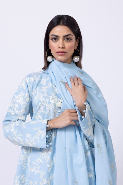 Embroidered | Slub lawn | Dupatta | GBP 11.00
