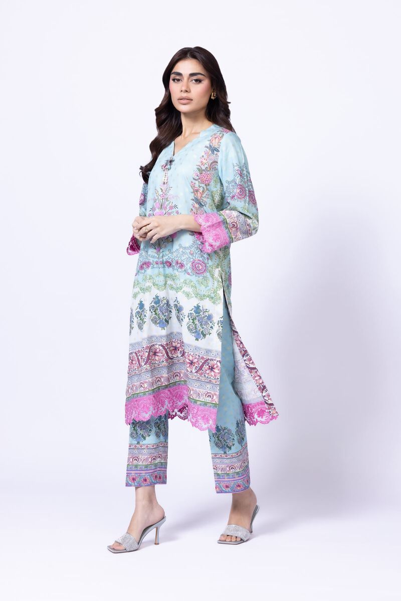 Embroidered | Cotton Polyester Broshia Jacquard | Kurta | null