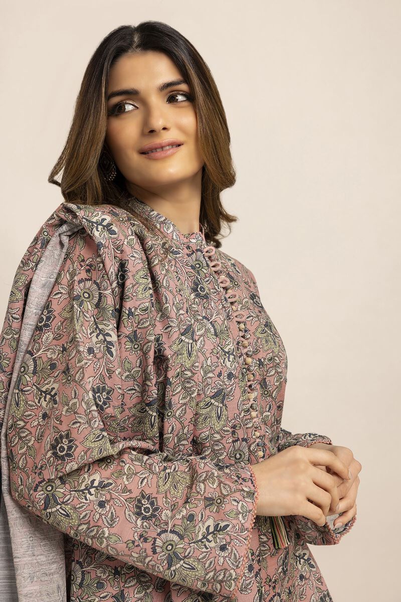 Printed | Light Khaddar | Fabrics 3 Piece | null