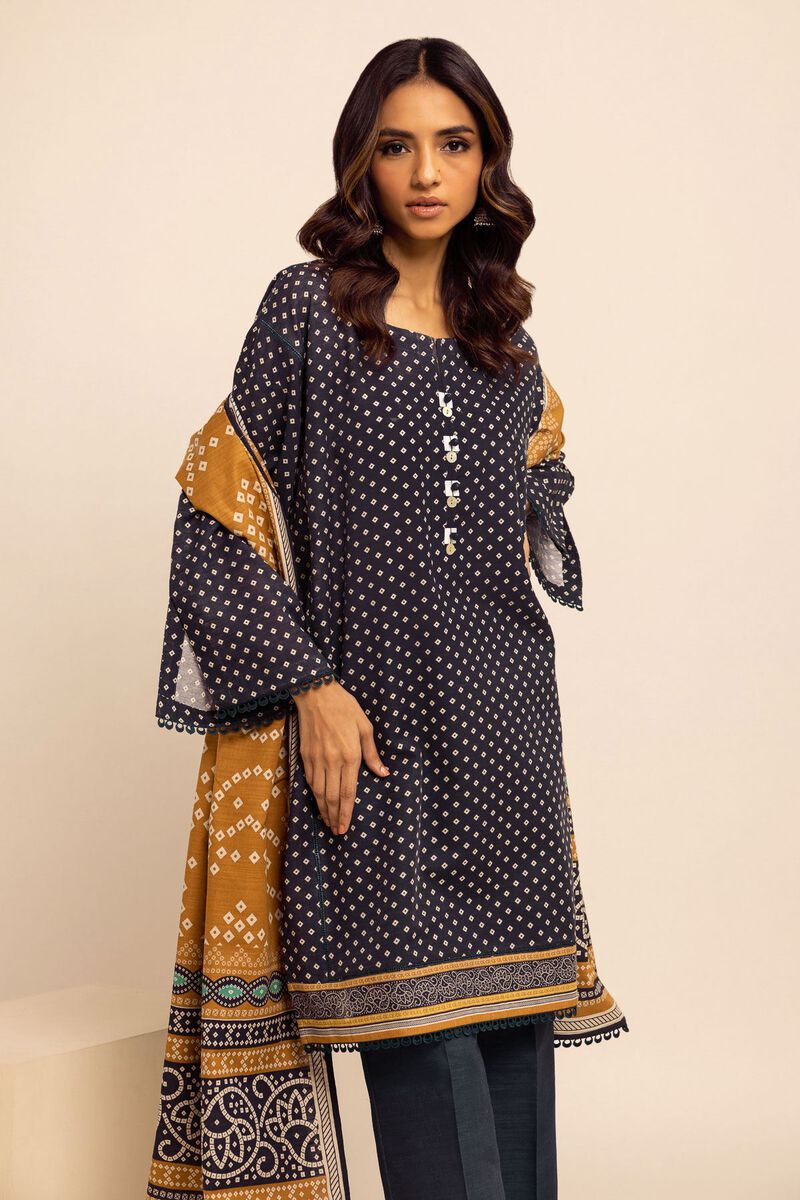 Printed | Light Khaddar | Fabrics 3 Piece | null