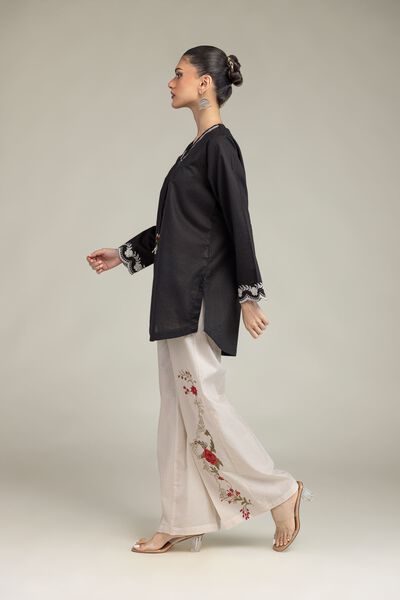 Embroidered | Cotton Dobby | Cotton Floral Pants | GBP 15.00