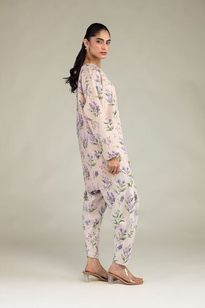 Printed | Cotton Viscose | Floral Pastel Shalwar | GBP 25.00