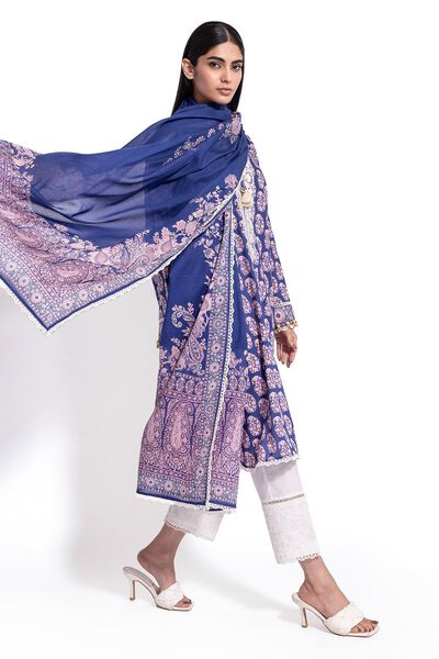 Lawn | Embroidered | Fabrics 3 Piece | GBP 12.50