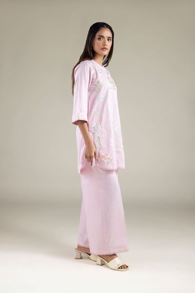 Embroidered | Cotton Dobby | Pants | GBP 20.00