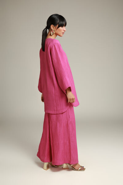 Dyed | Blended Crinkle | Relaxed Crinkle Pants | GBP 25.00