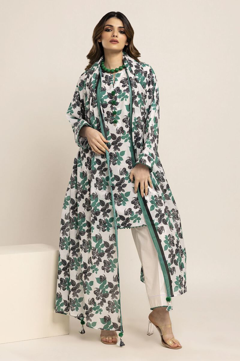Printed | Cambric | Fabrics 3 Piece | null
