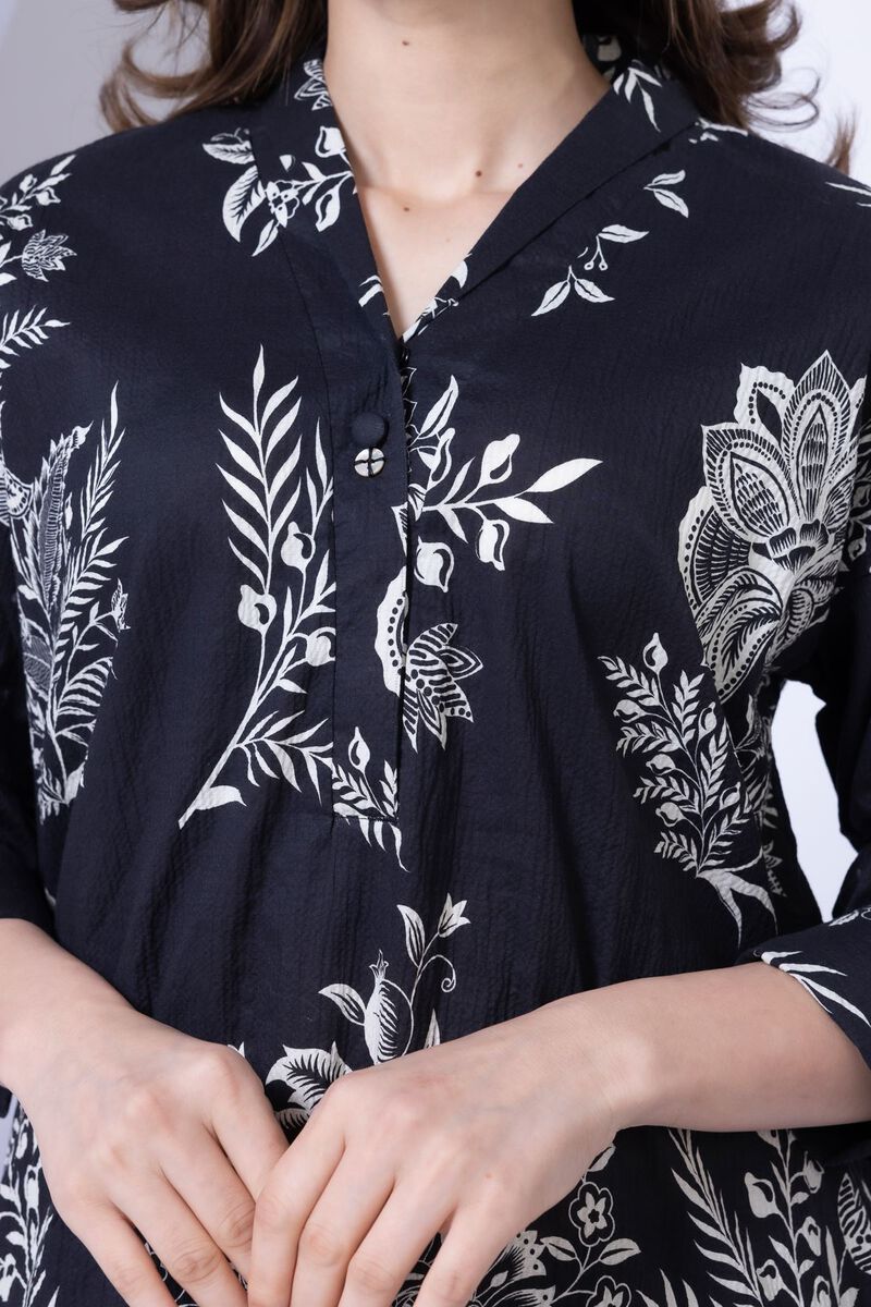 Printed | Ripple Crinkle | Kurta | null