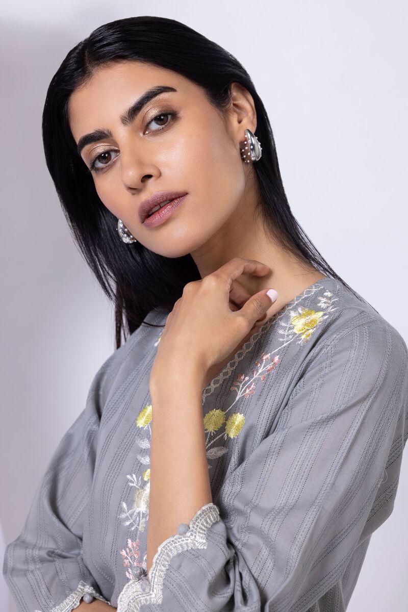 Embroidered | Leno | Kurta | GBP 12.50