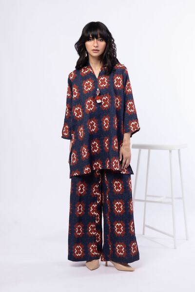 Printed | Double Layer Striped | Kurta | GBP 25.00