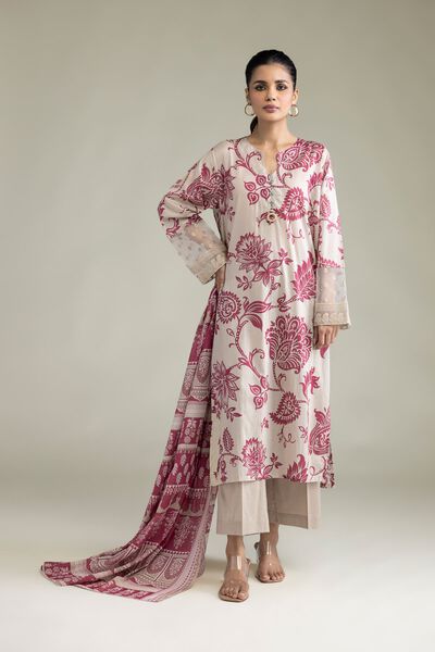 Embroidered | Cambric | Fabrics 3 Piece | GBP 40.00
