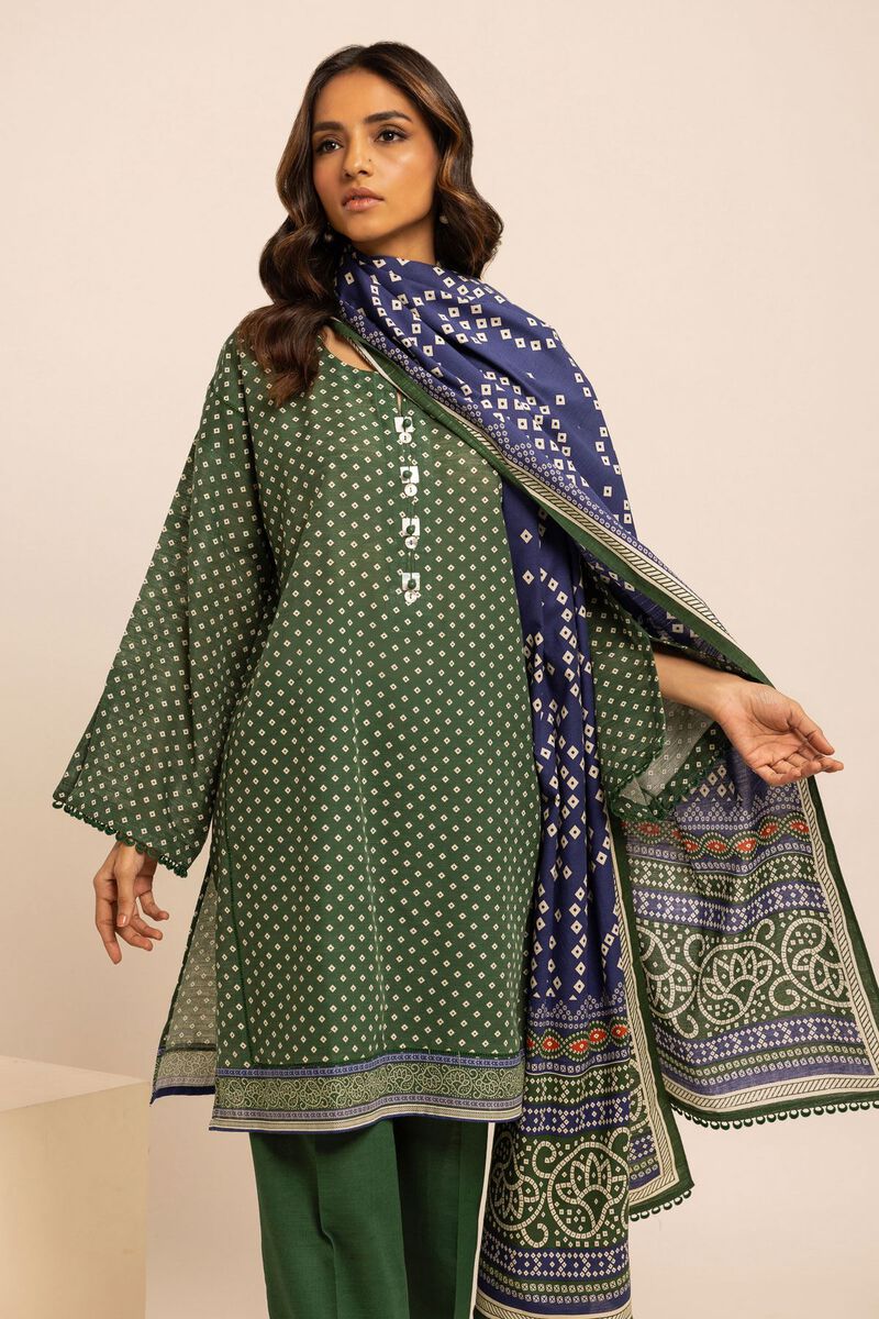 Printed | Light Khaddar | Fabrics 3 Piece | null
