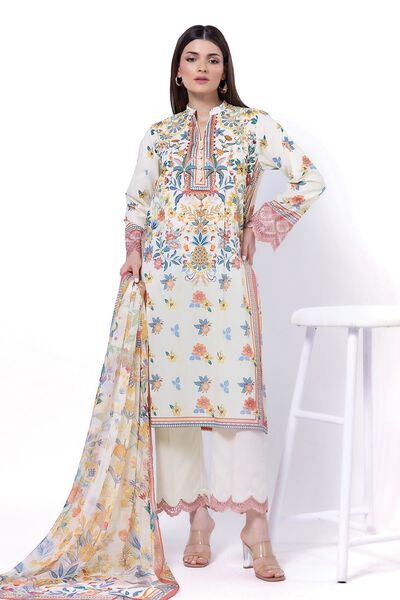 Embroidered | Lawn | Fabrics 3 Piece | GBP 20.00