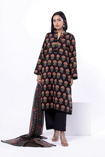 Printed | Cotton | Tailored 3 Piece | GBP 40.00