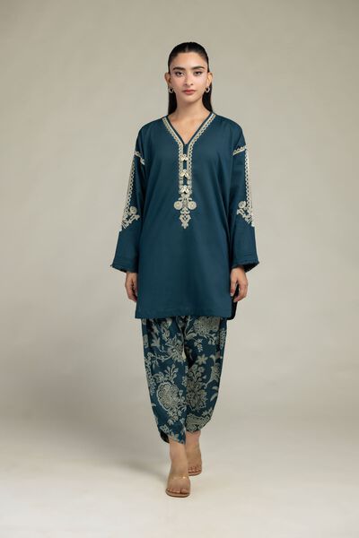 Embroidered | Cambric | Floral Printed Shalwar | GBP 7.50