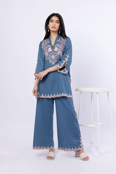 Embroidered | Linen Cotton | Kurta | GBP 30.00