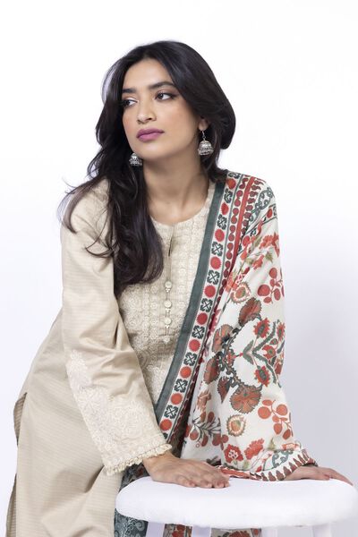 Embroidered | Dobby | Fabrics 3 Piece | GBP 27.50