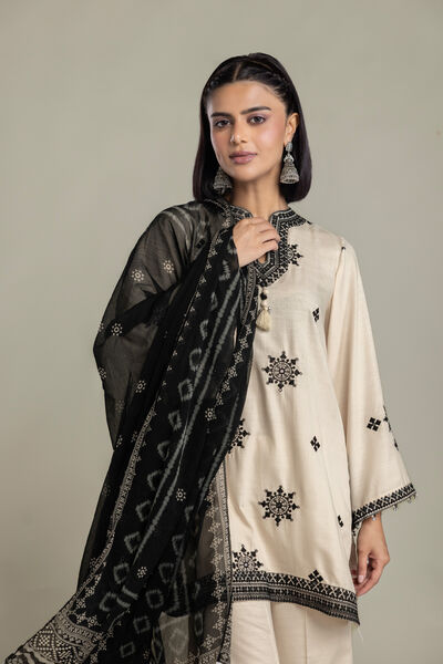 Embroidered | Raw Silk | Silk 3-Piece Tailored | GBP 90.00