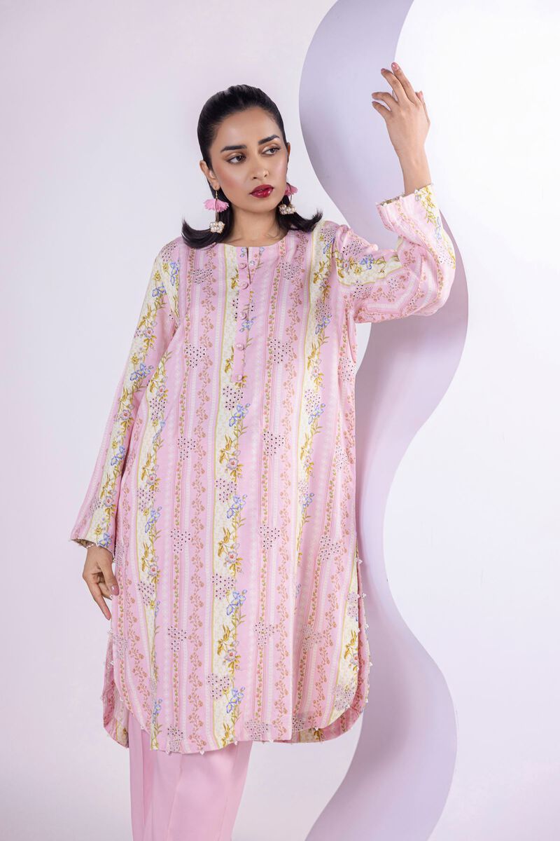 Embroidered | Russian Raw Silk | Kurta | GBP 50.00