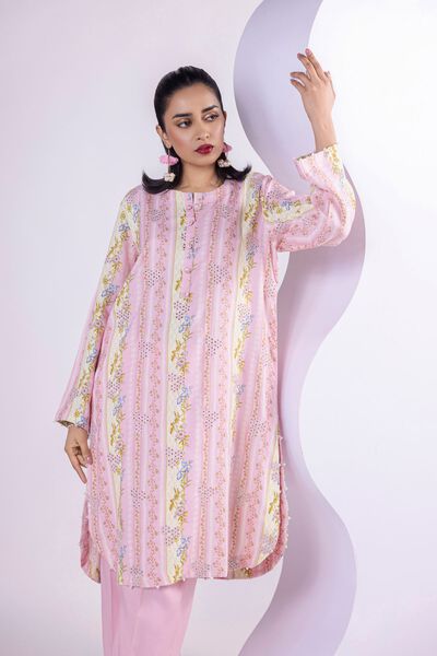 Embroidered | Russian Raw Silk | Kurta | GBP 50.00