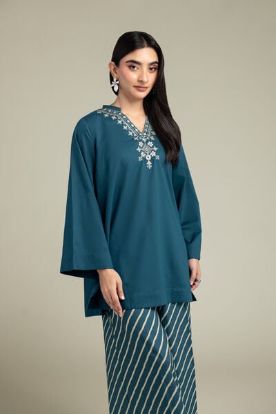 Embroidered | Cambric | Short Cambric Kurta | GBP 30.00