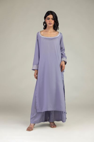 Embroidered | Lyocell | Lavendar Shalwar | GBP 25.00