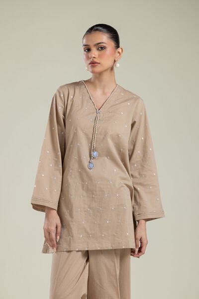 Embroidered | Cambric | Short Cambric Kurta | GBP 12.50