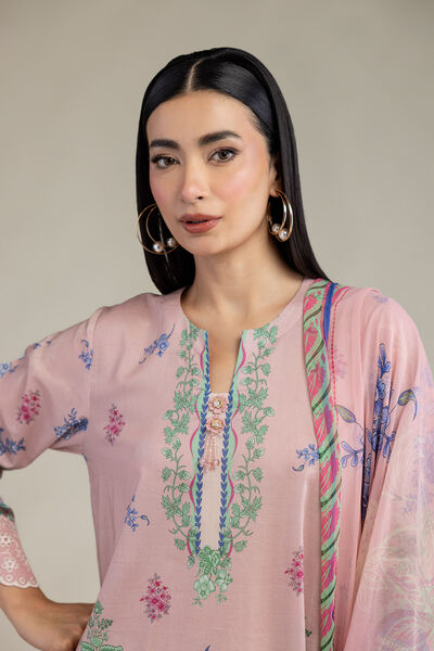 Embroidered | Cambric | Fabrics 3 Piece | GBP 50.00