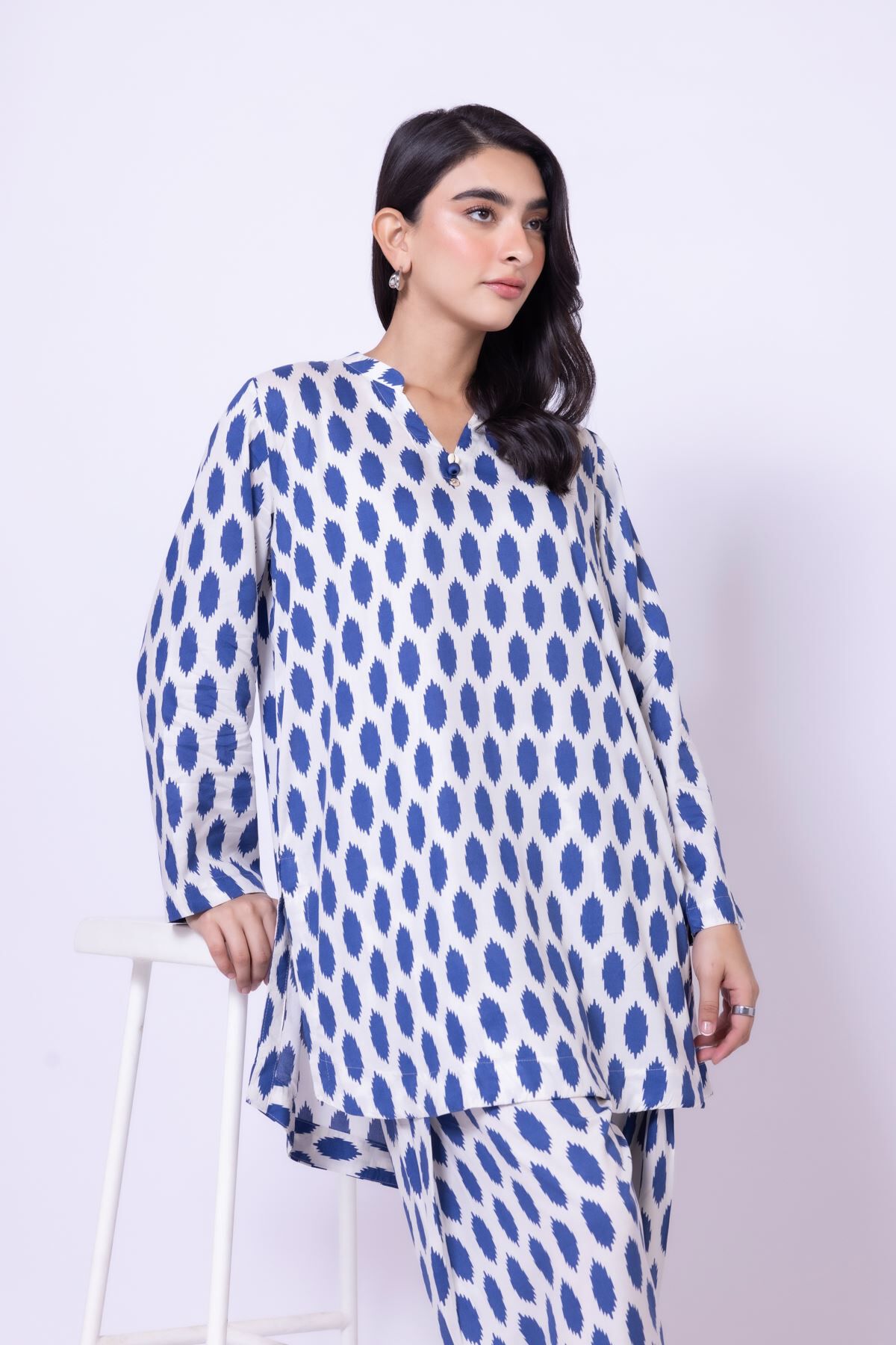 Buy Kurta | 0.0 N/A | 25-09-10E1-03TA-VG_MULTI | Khaadi United Kingdom