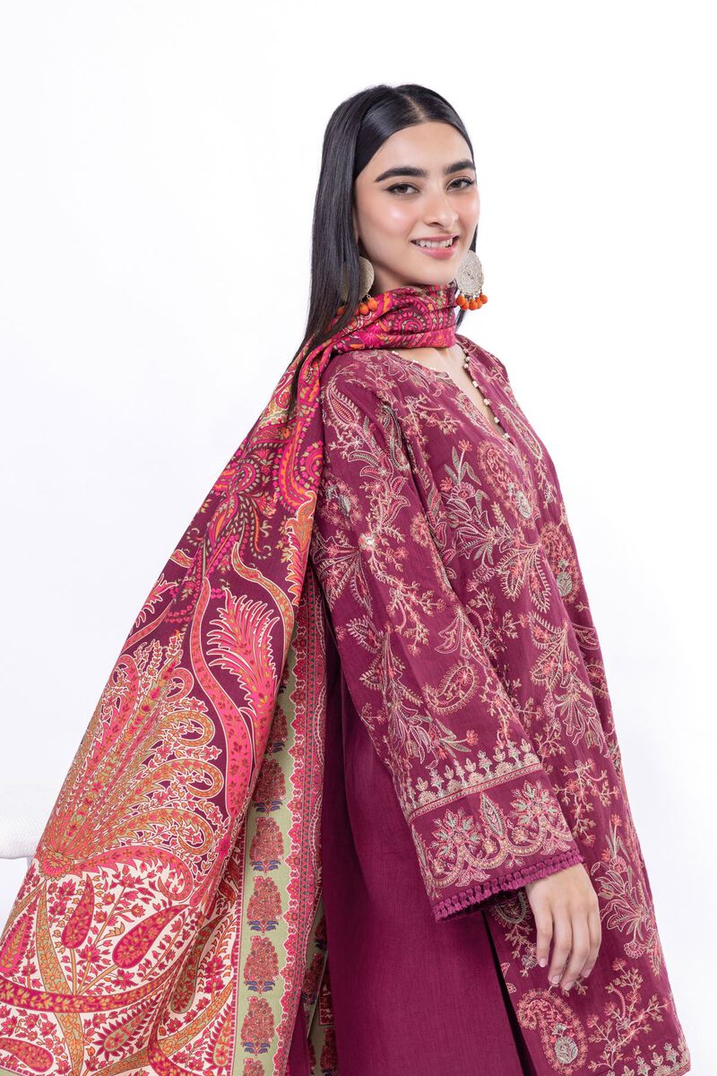 Embroidered | Khaddar | Fabrics 3 Piece | null