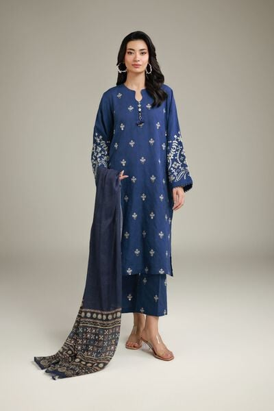 Embroidered | Broshia | Fabrics 3 Piece | GBP 45.00