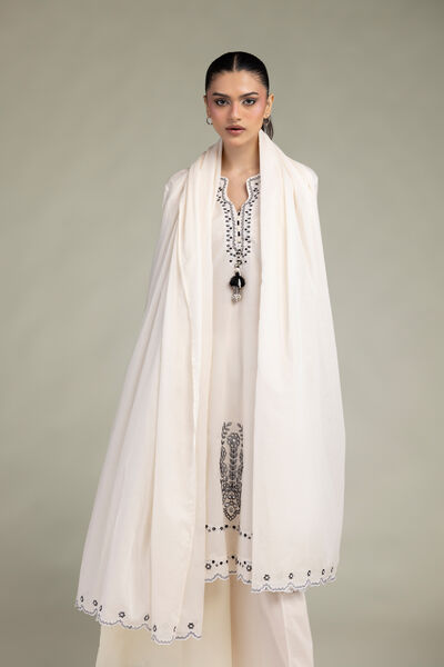 Embroidered | Lawn | Floral Lawn Dupatta | GBP 25.00