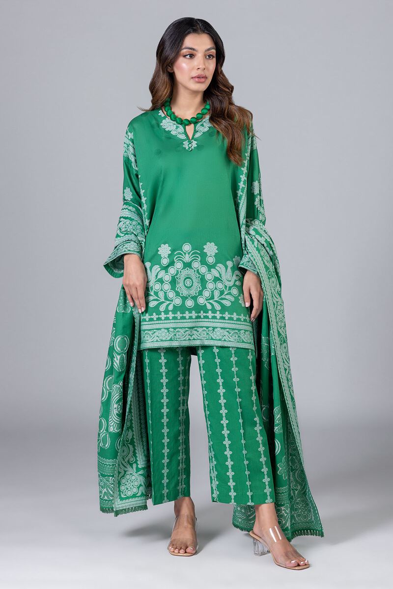 Embroidered | Cotton Polyester Broshia Jacquard | Kurta | null