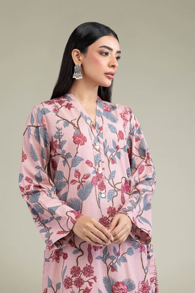Printed | Cotton Dobby | Floral Longline Kurta | GBP 20.00