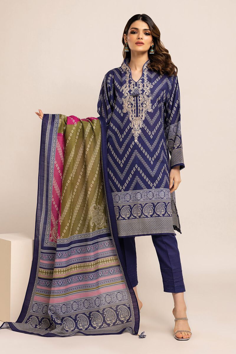 Embroidered | Light Khaddar | Fabrics 3 Piece | null