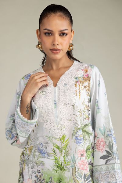 Embroidered | Cambric | Tailored 2 Piece | GBP 45.00
