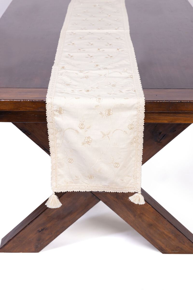 Cotton | Embroidered | Table Runner | GBP 6.00
