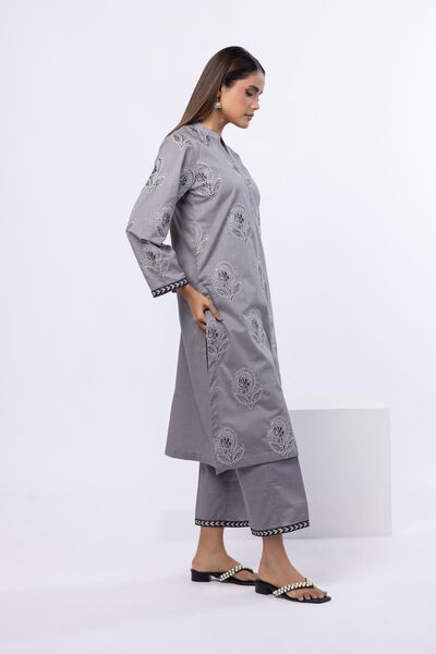 Embroidered | Crosshatch Poplin | Pants | GBP 12.00
