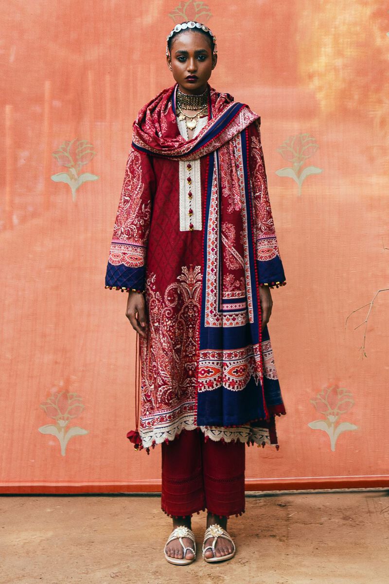 Embroidered | Light Khaddar | Fabrics 3 Piece | null