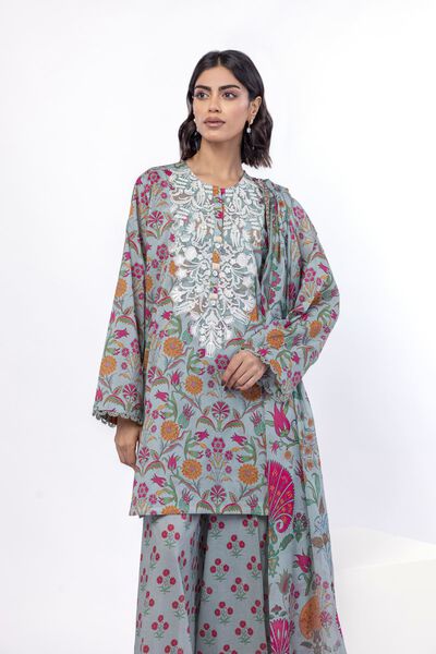 Embroidered | Lawn | Fabrics 3 Piece | GBP 35.00