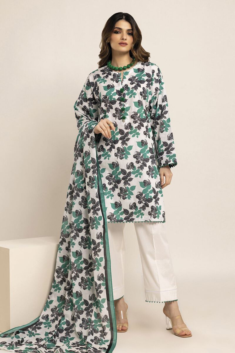 Printed | Cambric | Fabrics 3 Piece | null