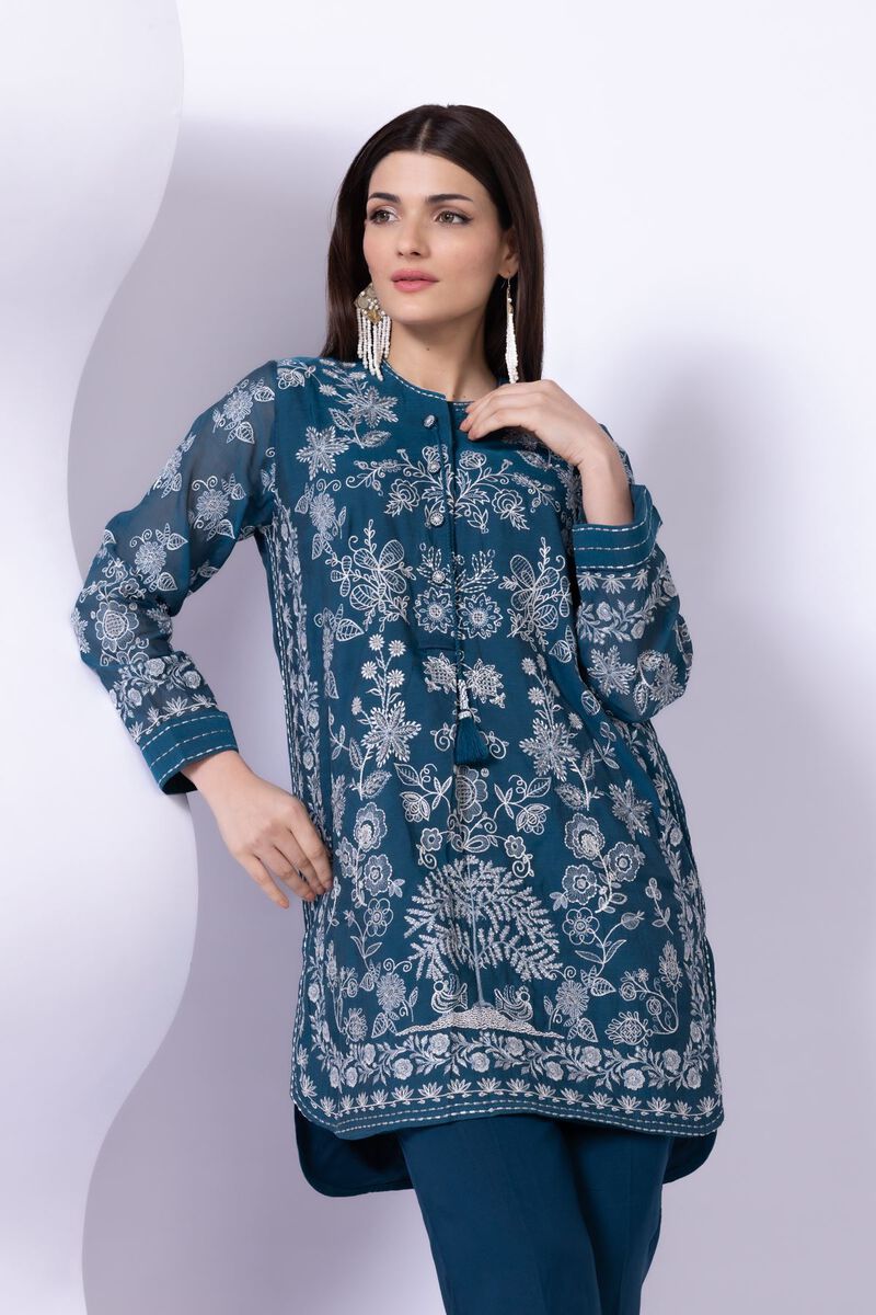 Embroidered | Paper Silk | Kurta | GBP 50.00