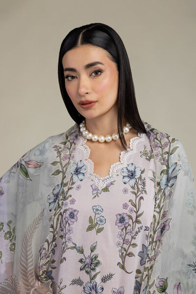 Embroidered | Cambric | Fabrics 3 Piece | GBP 50.00