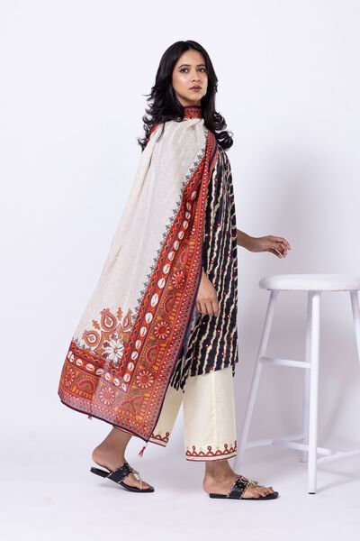 Embroidered | Cotton Dobby | Pants | GBP 17.00