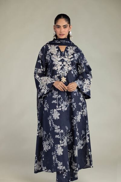 Embroidered | Cambric | Long Cambric Kurta | GBP 40.00