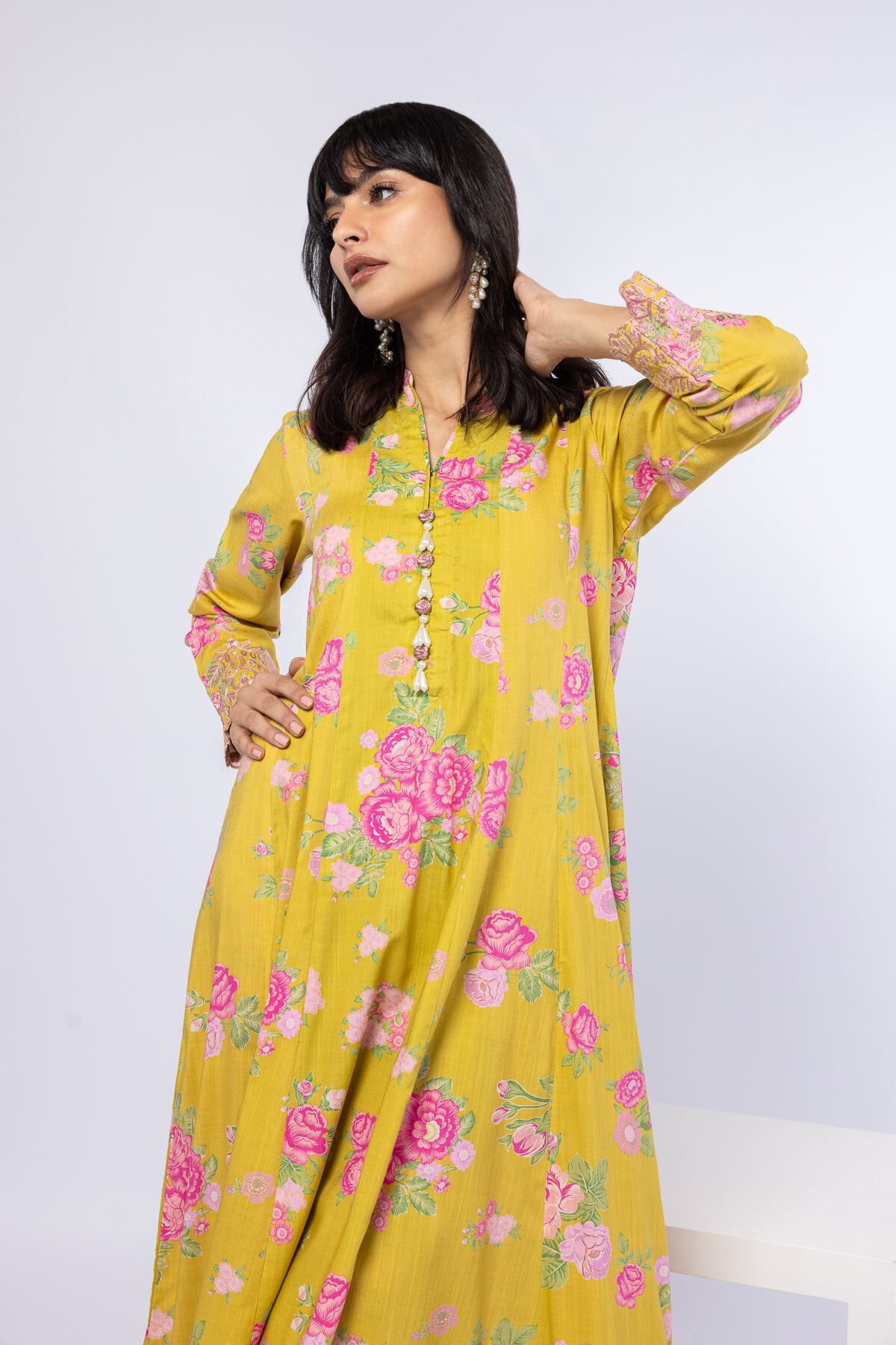 Kadu様 コラゲリード W2 Buy Kurta | 0.0 N/A | 25-05S23-04TB-VG_MULTI | Khaadi United Kingdom