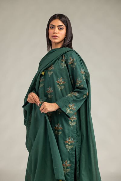 Embroidered | Lawn | Floral Lawn Dupatta | GBP 25.00