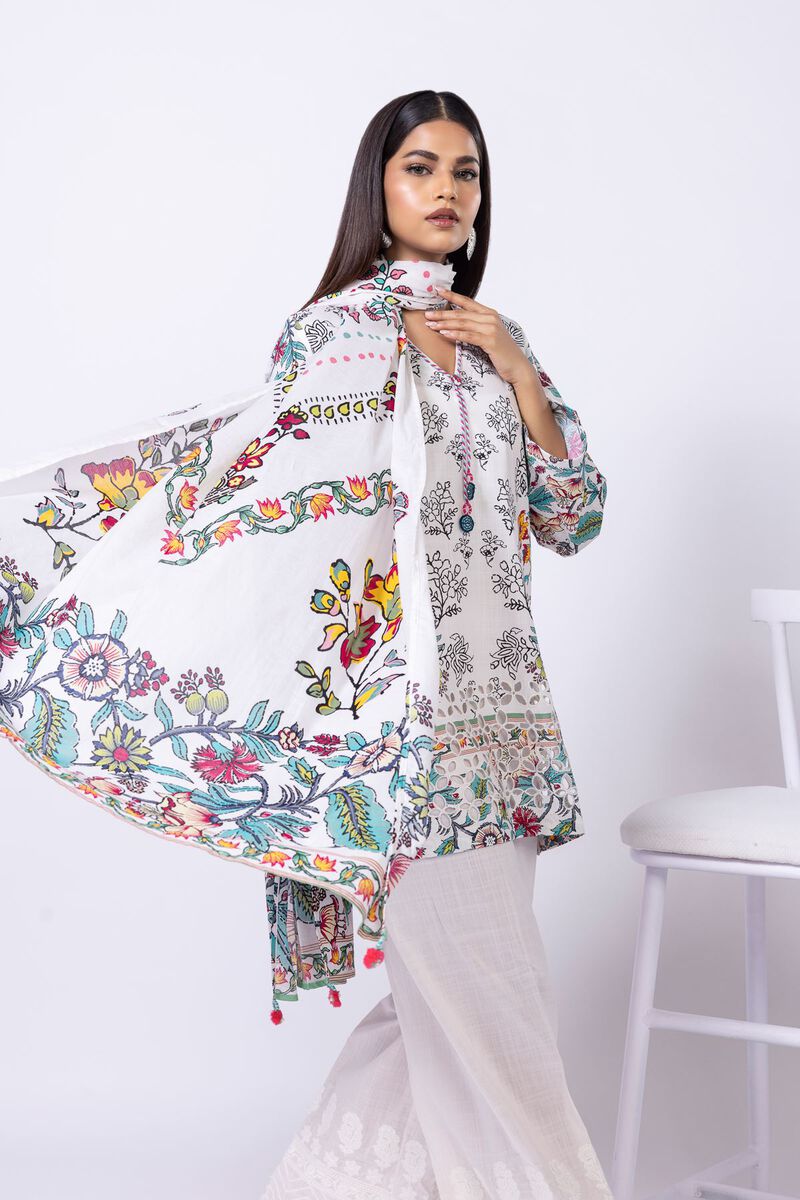 Printed | Slub Lawn | Dupatta | GBP 17.00