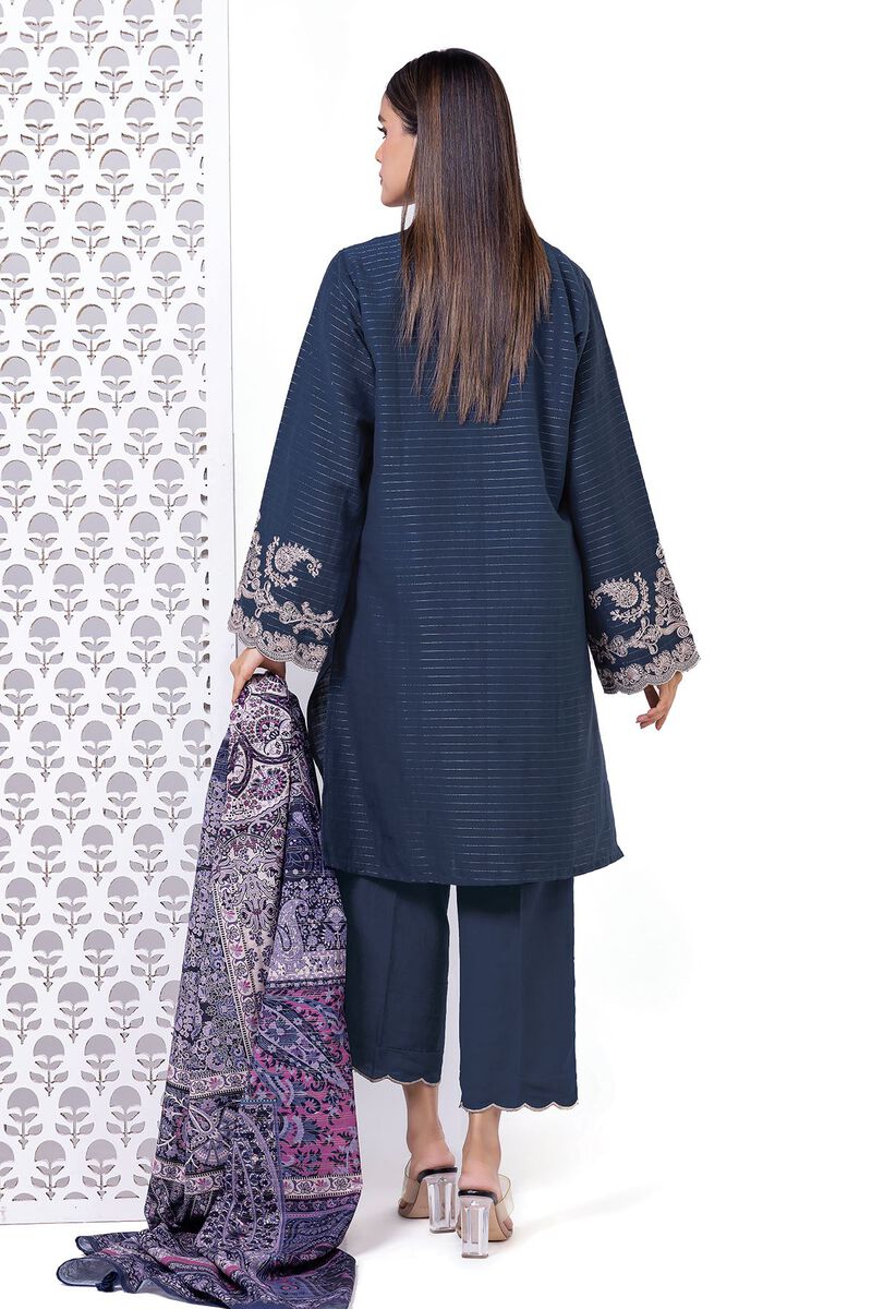 Embroidered | Light khaddar Messuri | Tailored 3 Piece | null