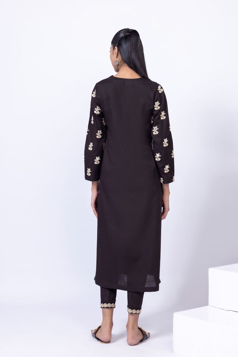 Embroidered | Crosshatch Poplin | Kurta | GBP 17.50