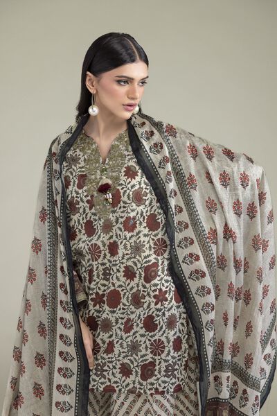 Embroidered | Textured Lawn | Tailored 3-Piece Lawn | GBP 45.00